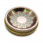 Wholesale empty saffron round tin saffron storage box