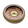 Wholesale empty saffron round tin saffron storage box