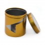 Small Round Gift Tin Package Can See Through PVC Window Tin Box