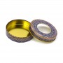Hot Selling Empty Saffron Packaging PVC Window Metal Tin Box