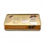 Caja de lata de caramelo rectangular