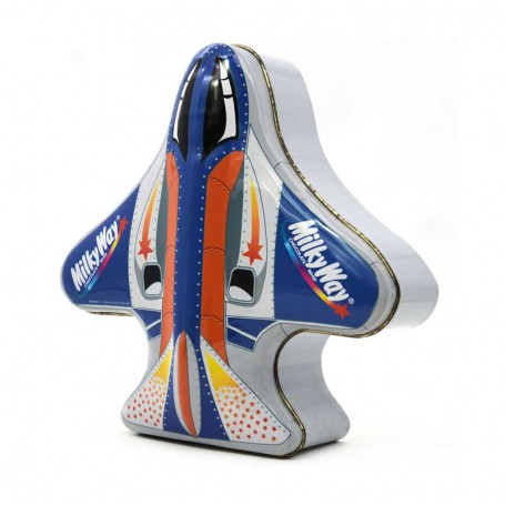 Wholesale airplane shape candy tin box metal storage box