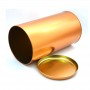 Bespoke Round Shape Pure Color Wine Bottle Gift Tin Package Box