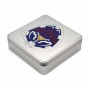 Plain square tin box