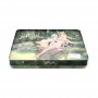 Custom Printed Rectangle Book Storage Tin Can Gift Metal Package Box