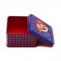 Square  Cookie Sweets Metal Tin Can Kids Gift Tin Package Box