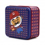 Square  Cookie Sweets Metal Tin Can Kids Gift Tin Package Box