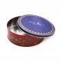 Custom Printed Round Biscuit Chocolate Tin Can Gift Cookie Tin Box