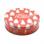 Round Cookie Food Tin Can Gift Tin Package Box