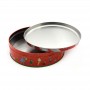 Custom Printed Round C Tin Can Christmas Festival Gift Tin Package Box
