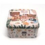 Custom Printed Christmas Round Cheap Tin Can For Cake Coffee  Metal Package  Square Tin Box Sets