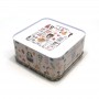 Custom Printed Christmas Round Cheap Tin Can For Cake Coffee  Metal Package  Square Tin Box Sets