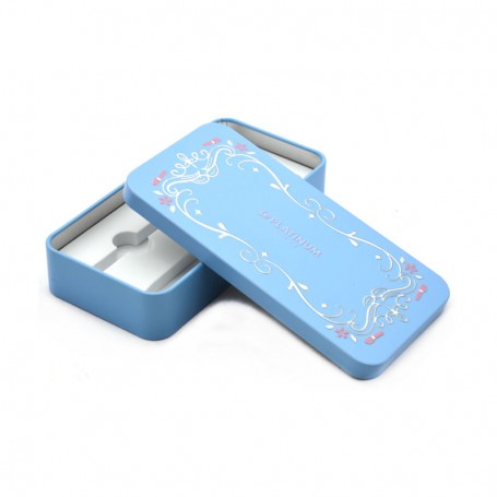 Hot Sale Rectangle Chocolate Tin Can Gift Stationery Tin Package Box