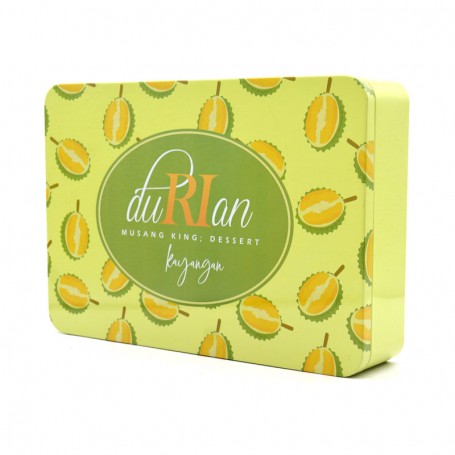 Custom Printed Rectangle Candy Dessert Metal Tin Canister