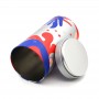 Custom Printed Round Shape With Inner Lid Tea Tin Canister