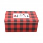 Hot Sale Rectangle Gift Holiday Tin Package Can