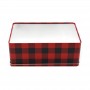 Rectangle Gift Holiday Tin Can Cookies Biscuit Food Tin Canister