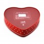 China 9" 10"  heart tin container metal chocolate box heart shape tin can supplier