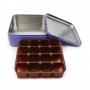 Hot Sale Square Pure Color Cookie Biscuit Gift Tin Package Box