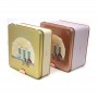 Hot Sale Square Double Layer Mooncake Festival Gift Tin Can