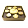 Custom Printed Big Square Mooncake Gift Tin Can Set