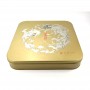 Custom Printed Big Square Mooncake Gift Tin Can Set