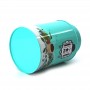 Round green tea tin can wholesale
