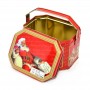 octangular food tin container