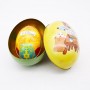 China Small Easter Chocolate Tin Box Egg Shape Tin Rabbit Tin Box Holiday Tins