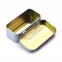 Wholesale small rectangular hinged mint tin packaging jar