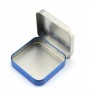 Small rectangular hinged mint tin box