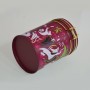 China custom airtight cookie jar metal tea tin canister tea caddy with latch