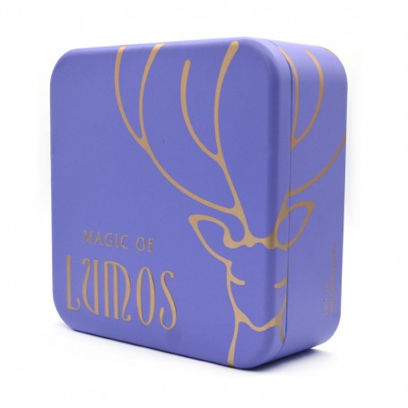 China personalized printing metal cans chocolate packaging tin box with pp inner tray