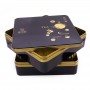 Custom Square Shape Double Layer Mooncake Cookie Tin Box