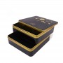 Custom Square Shape Double Layer Mooncake Cookie Tin Box