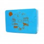 Rectangle Cookie  Food Tin Package Can 6 piece Mooncake Tin Box