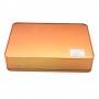 Caja de metal rectangular para envasado de alimentos