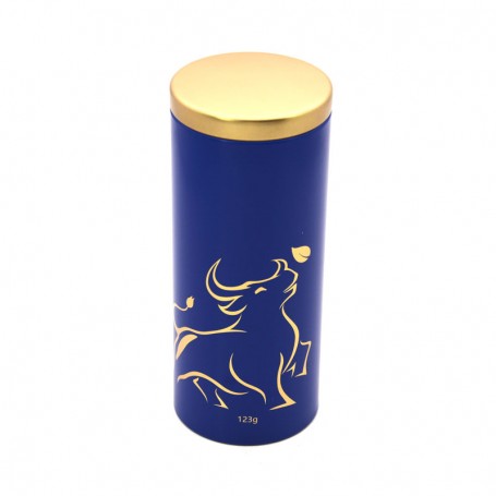 China cylinder tin box tea packaging box airtight tea canister custom tea tin can supplier