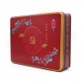 custom gift packaging boxes metal mooncake tin rectangular musang king mooncake tin box factory