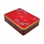 custom gift packaging boxes metal mooncake tin rectangular musang king mooncake tin box factory