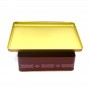 custom gift packaging boxes metal mooncake tin rectangular musang king mooncake tin box factory