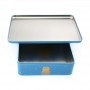 Rectangular Cookie Tins Personalized Empty Large Tin Storage Containers Supplier