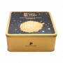 personalized metal moon cake box Mid Autumn packaging custom square mooncake empty tin box supplier