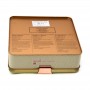 Luxury gift packaging container metal cans cosmetics gift tin box supplier