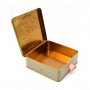 Luxury gift packaging container metal cans cosmetics gift tin box supplier