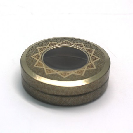Mini Small Round Mint Metal Box Chocolate  Candy Tin Can Saffron Tin Box