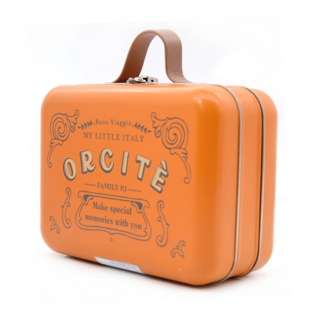 Hot Sale Good Quality Rectangle Suitcase Tin with Handle Custom