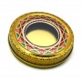 wholesale 1g 2g 3g 5g empty saffron tin boxes small saffron metal box round packaging saffron tin cans