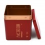 Bespoke Metal Tin Case Hinged Lid Rectangular Coffee Bean Tin Box For Packaging