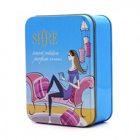 Wholesale custom cosmetic packaging tin box container